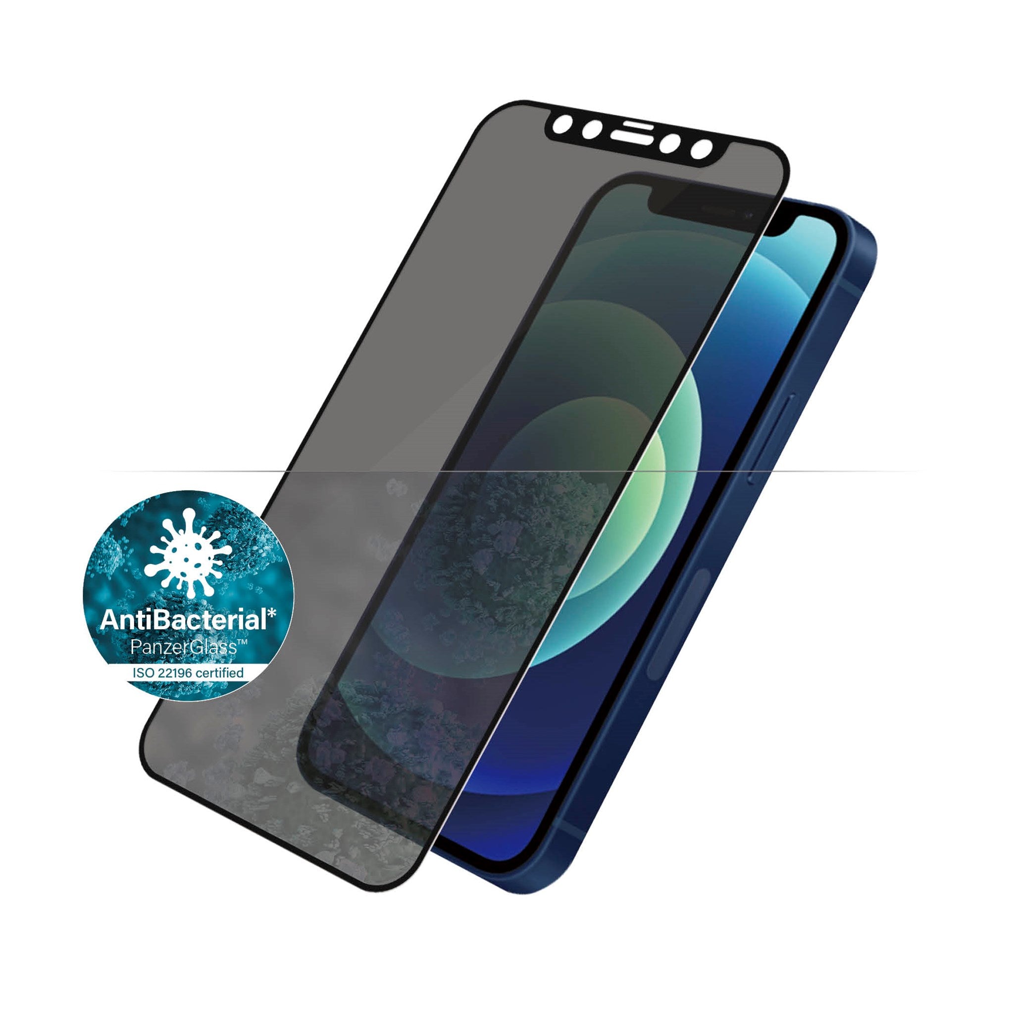 PanzerGlass® Privacy Displayschutzglas iPhone 12 Mini | Edge-to-Edge