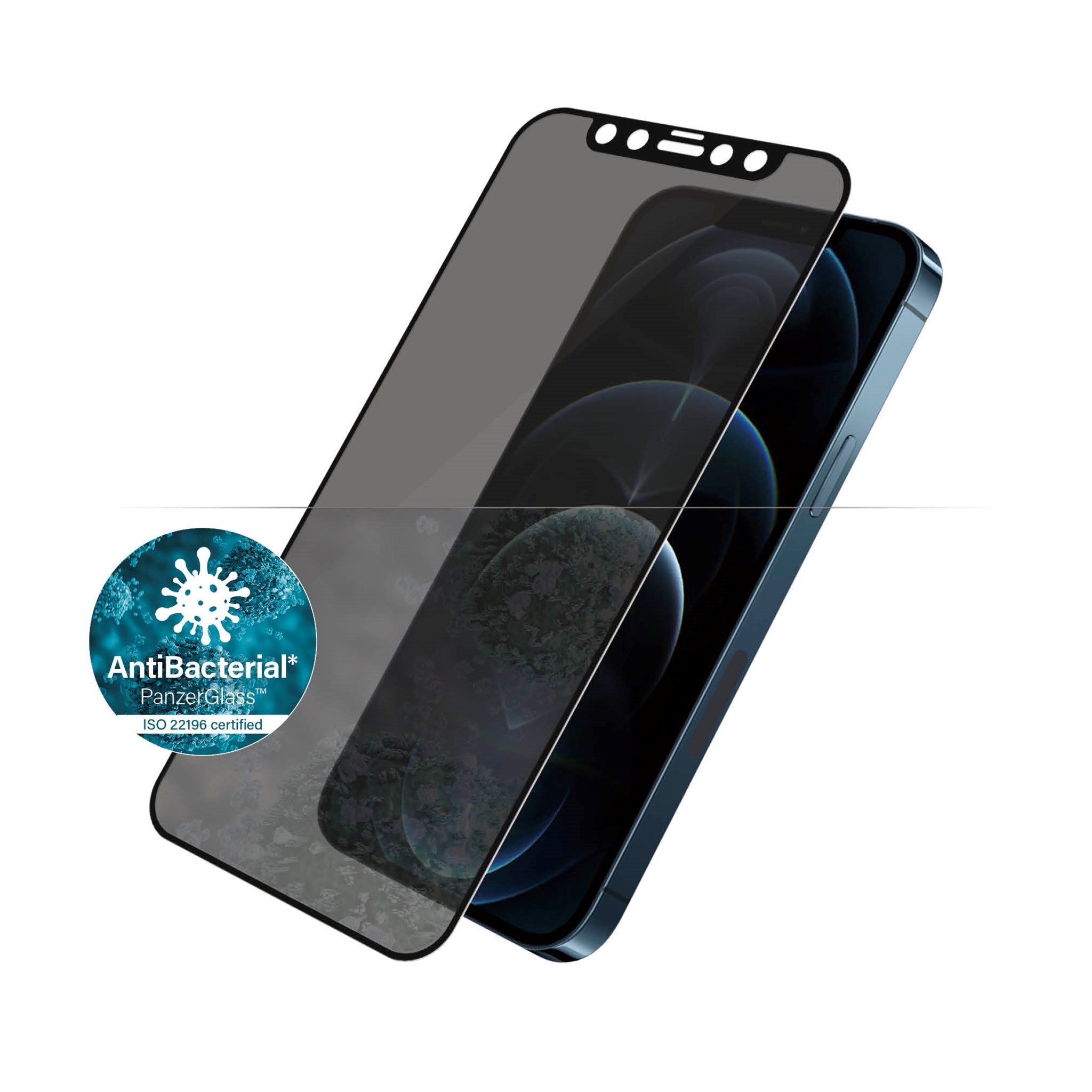 PanzerGlass® Privacy Displayschutzglas iPhone 12 Pro Max | Edge-to-Edge
